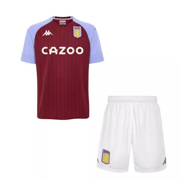Camiseta Aston Villa Primera equipo Niños 2020-21 Rojo